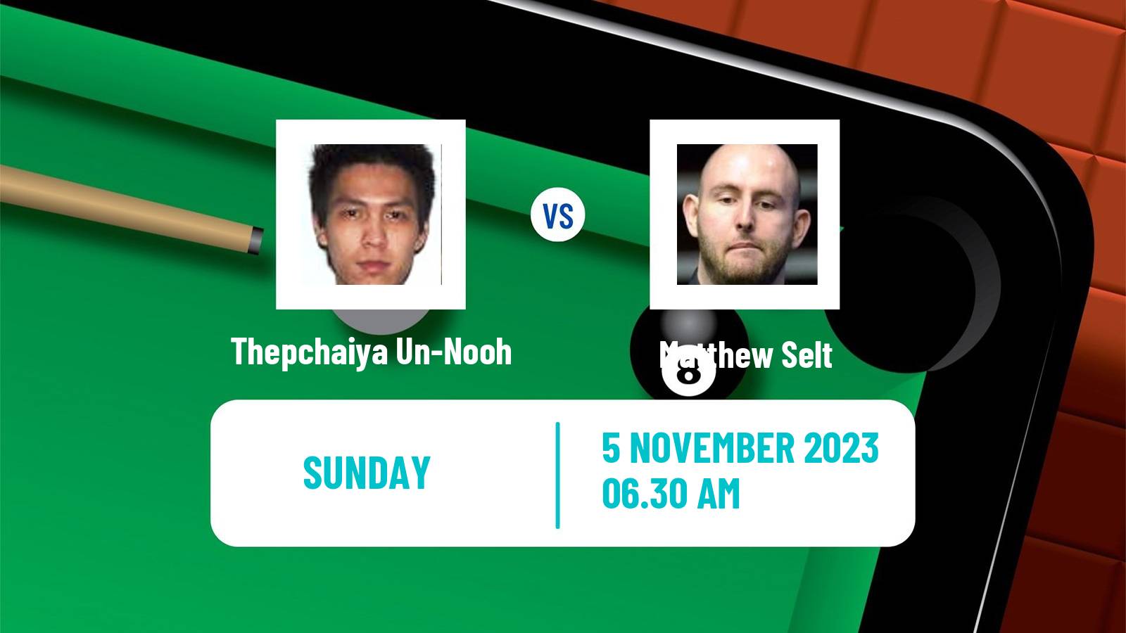 Snooker International Championship Thepchaiya Un-Nooh - Matthew Selt