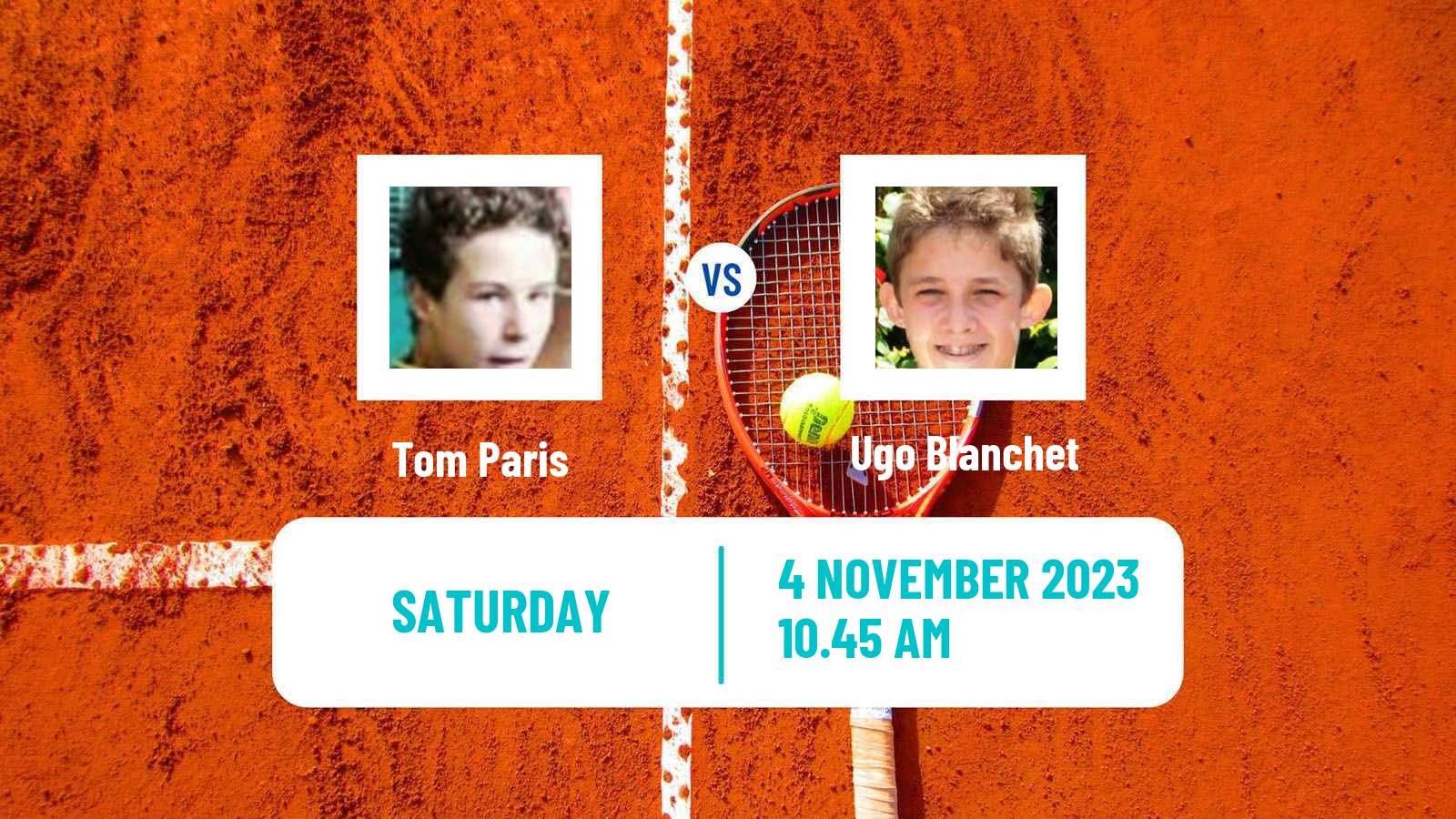 Tennis ATP Metz Tom Paris - Ugo Blanchet