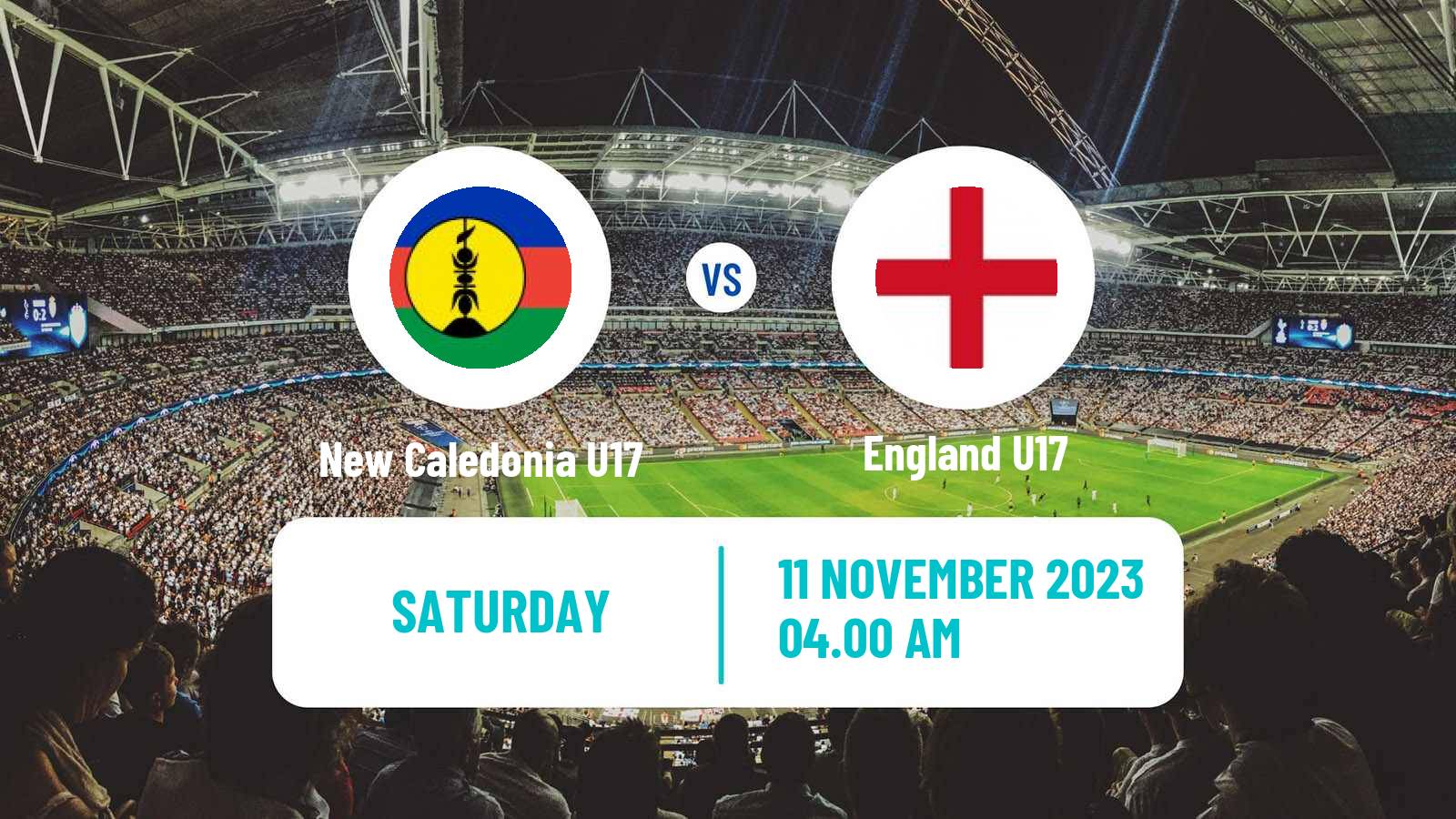 Soccer FIFA World Cup U17 New Caledonia U17 - England U17