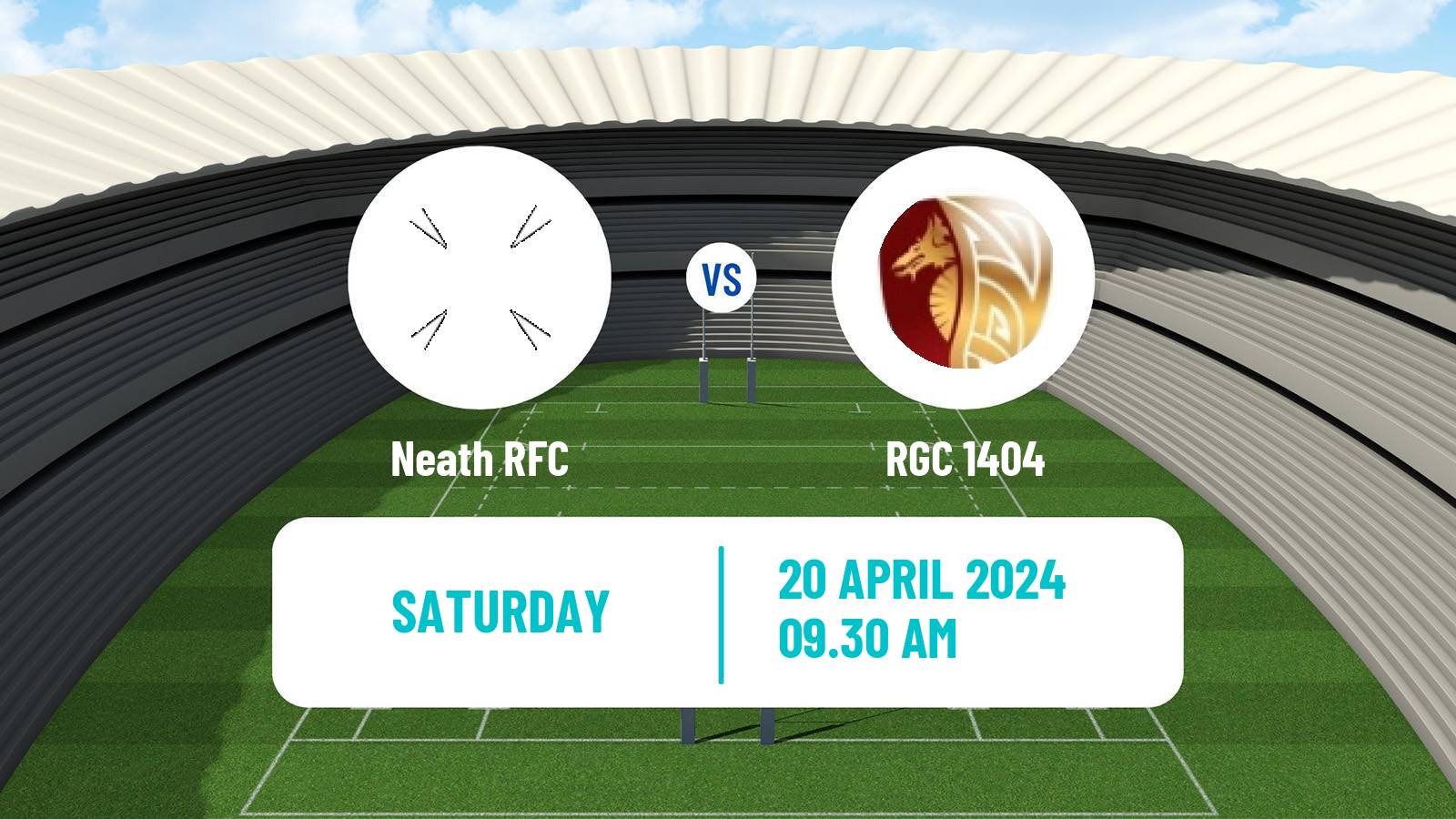 Rugby union Welsh Premier Division Rugby Union Neath - RGC 1404