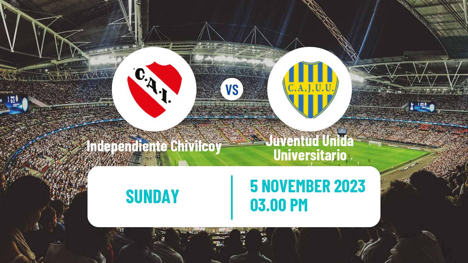 Soccer Argentinian Torneo Federal Independiente Chivilcoy - Juventud Unida Universitario