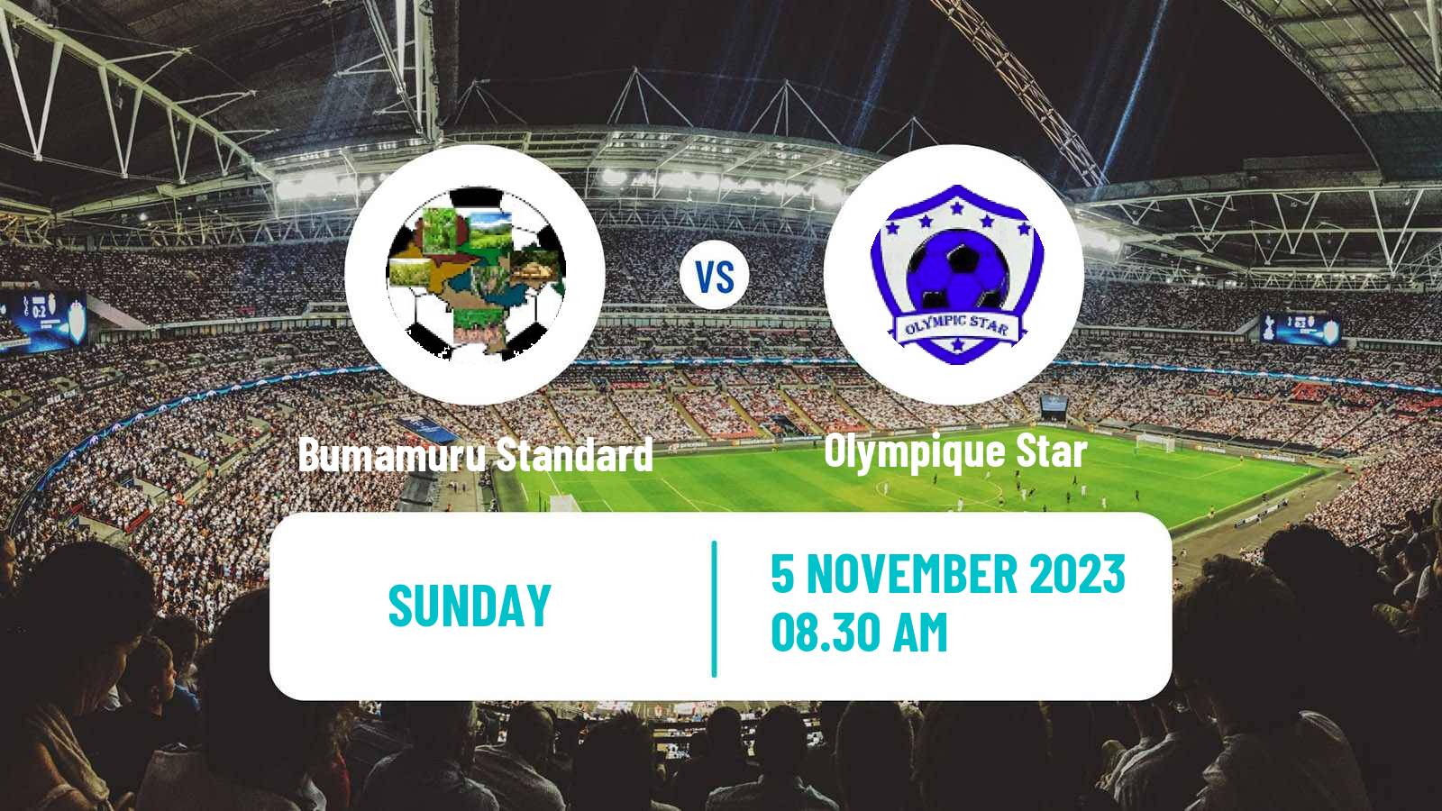 Soccer Burundi Premier League Bumamuru Standard - Olympique Star