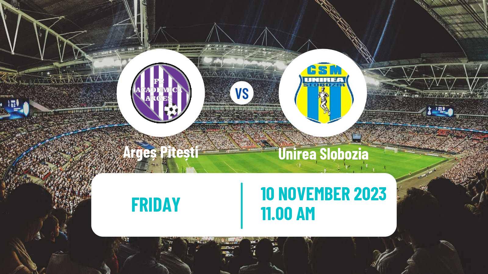 Football Romanian Division 2 Argeș Pitești - Unirea Slobozia