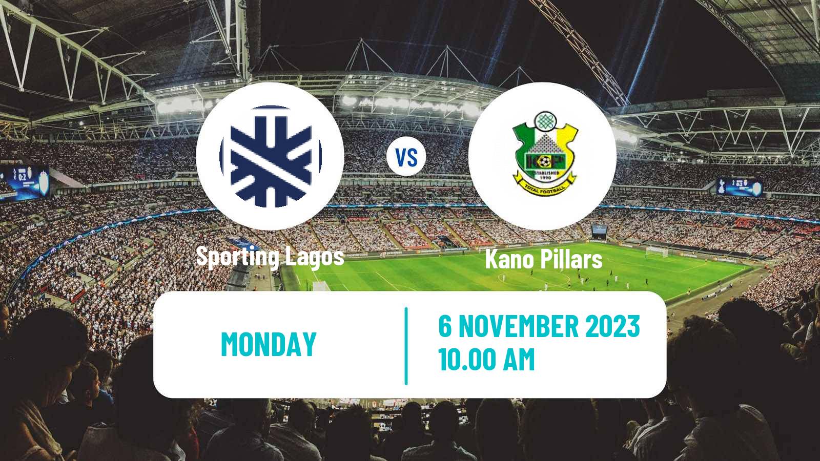 Soccer Nigerian Premier League Sporting Lagos - Kano Pillars