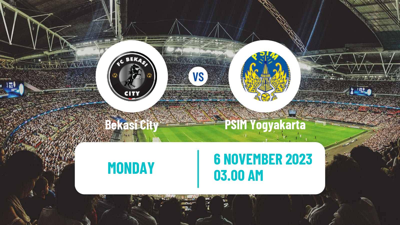 Soccer Indonesian Liga 2 Bekasi City - PSIM Yogyakarta