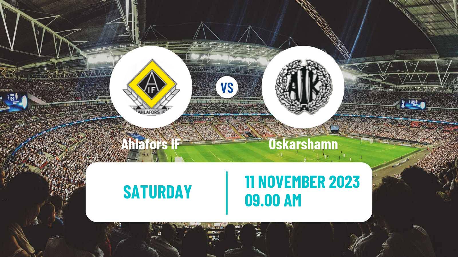 Soccer Swedish Division 1 Södra Ahlafors - Oskarshamn