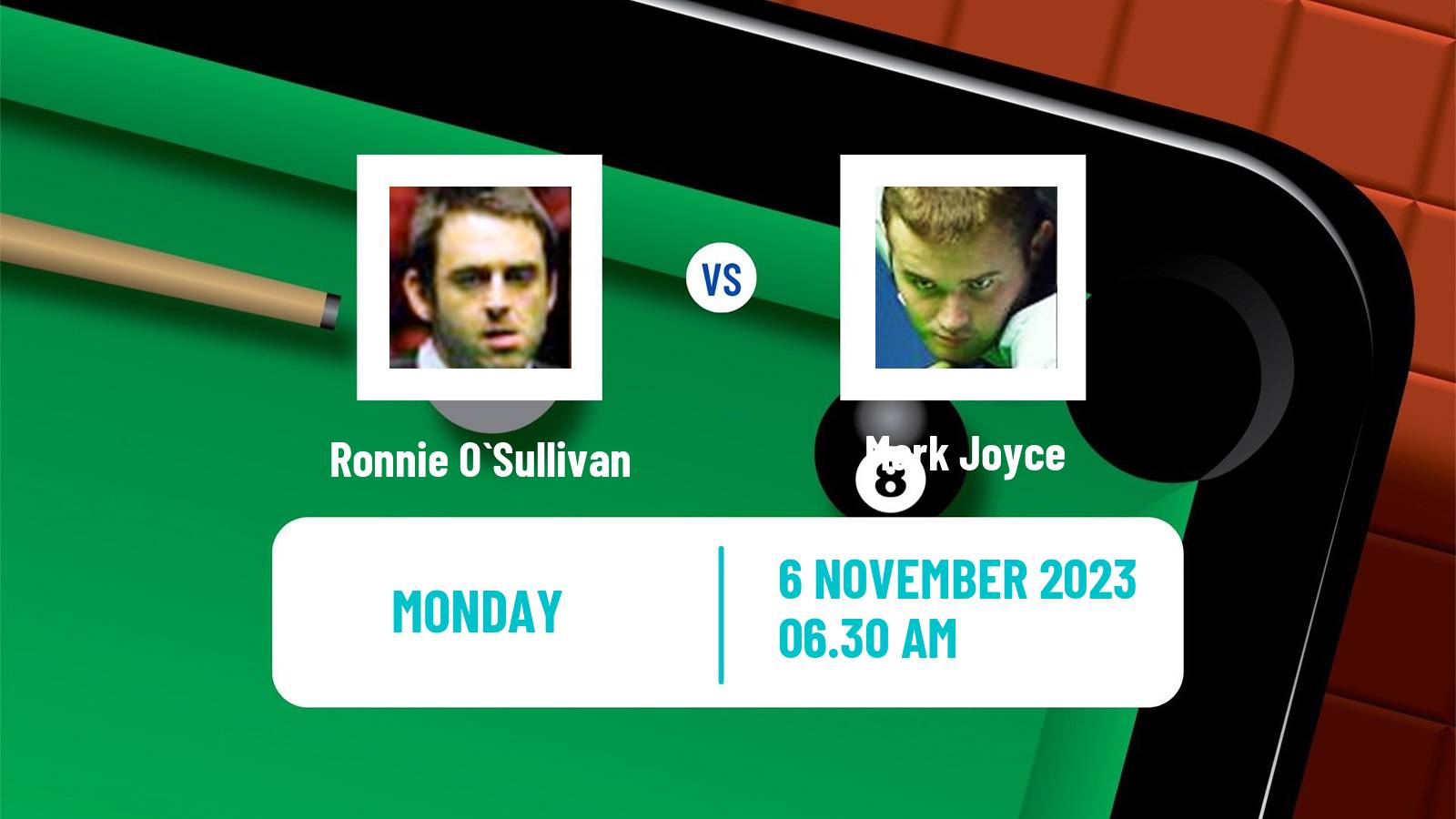 Snooker International Championship Ronnie O`Sullivan - Mark Joyce