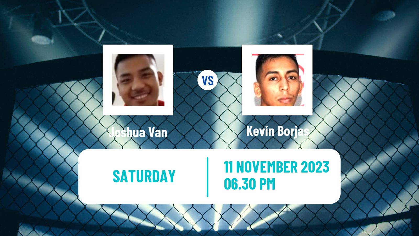 MMA Flyweight UFC Men Joshua Van - Kevin Borjas
