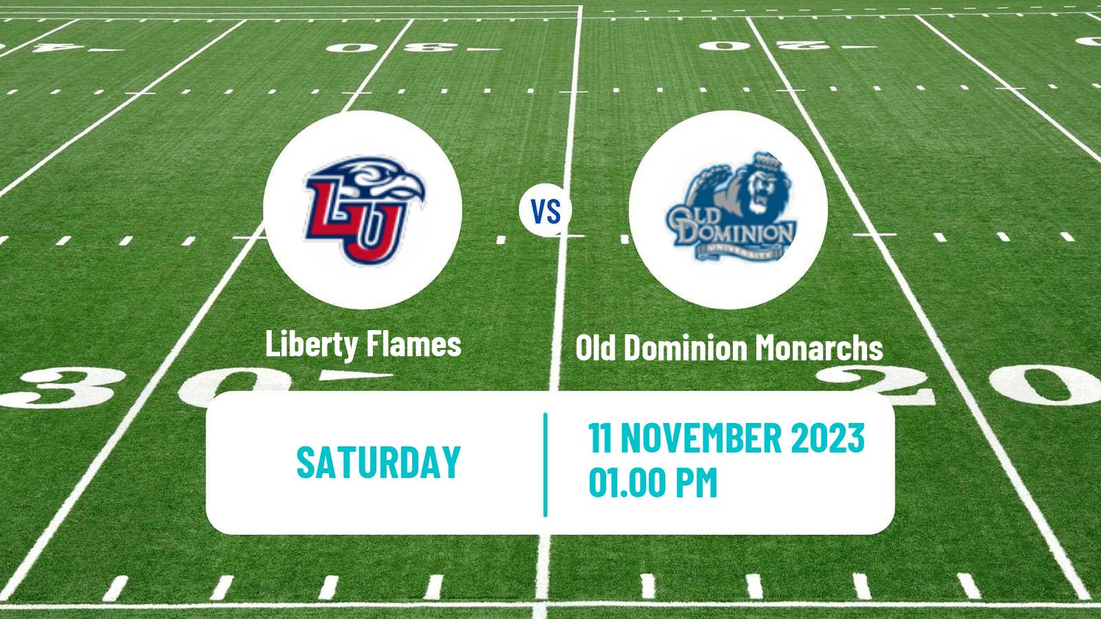 American football NCAA College Football Liberty Flames - Old Dominion Monarchs