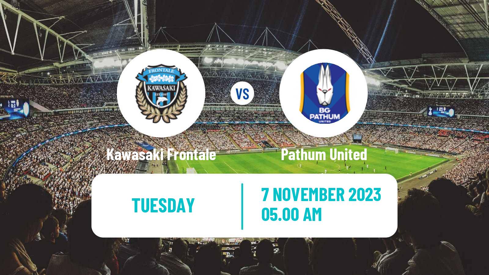 Soccer AFC Champions League Kawasaki Frontale - Pathum United