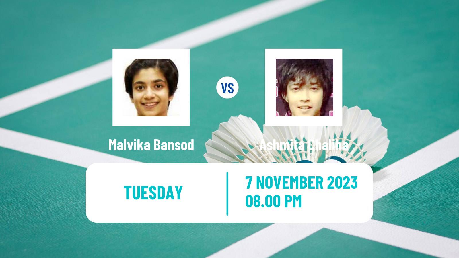 Badminton BWF World Tour Korea Masters Women Malvika Bansod - Ashmita Chaliha