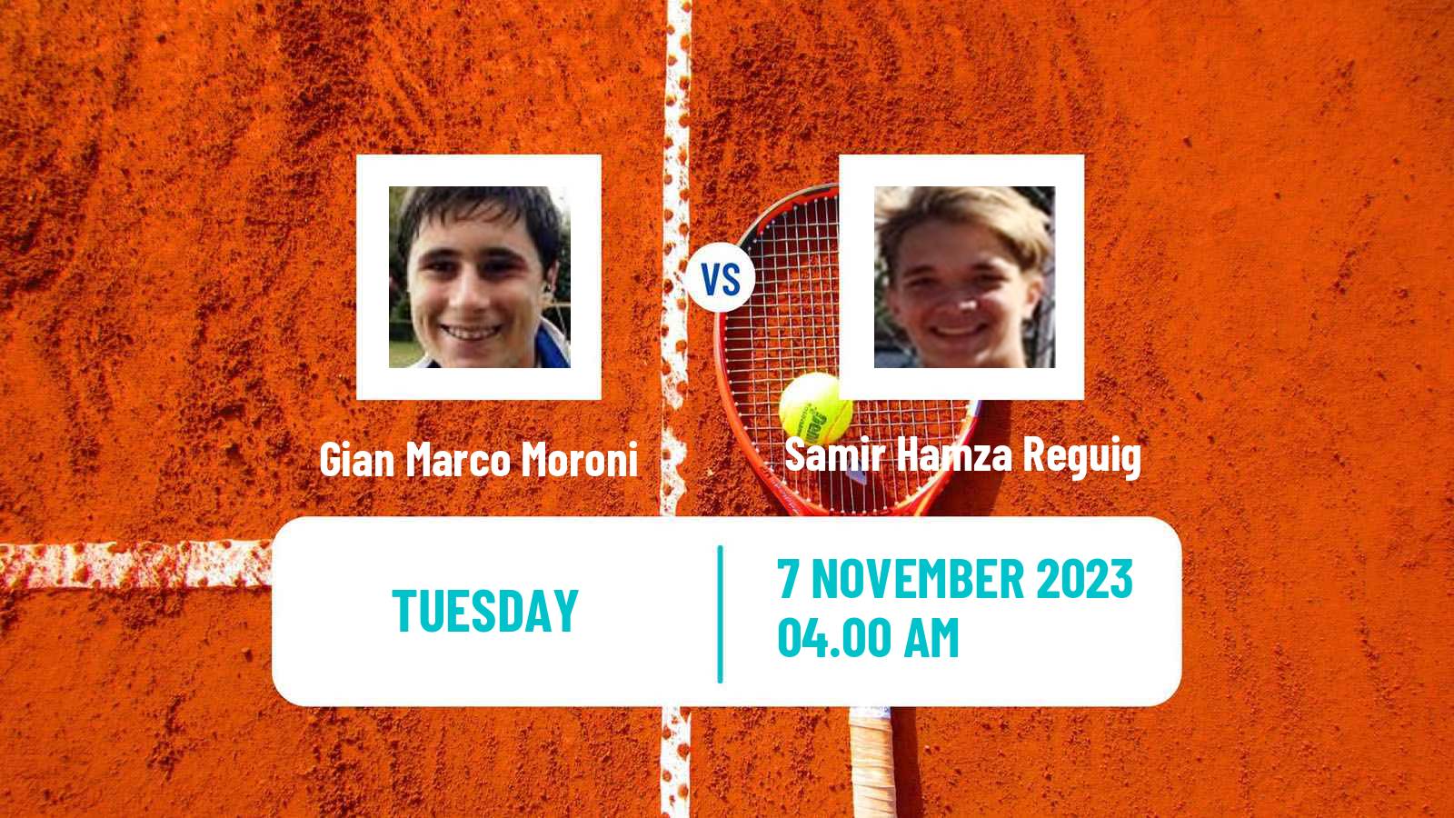 Tennis ITF M25 Monastir 7 Men Gian Marco Moroni - Samir Hamza Reguig