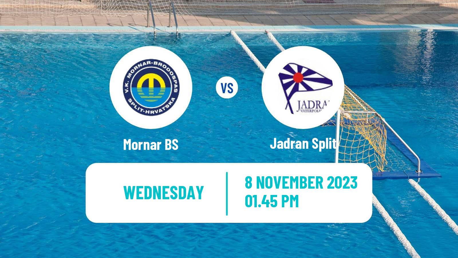 Water polo Regional League Water Polo Mornar BS - Jadran Split