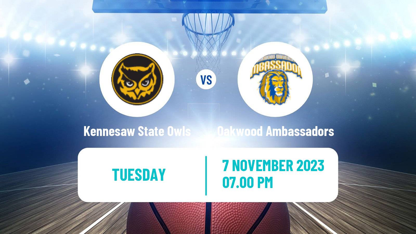 Basketball NCAA College Basketball Kennesaw State Owls - Oakwood Ambassadors