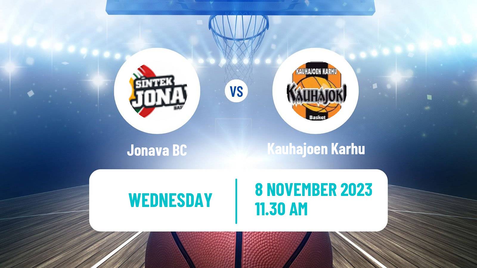 Basketball FIBA Europe Cup Jonava - Kauhajoen Karhu