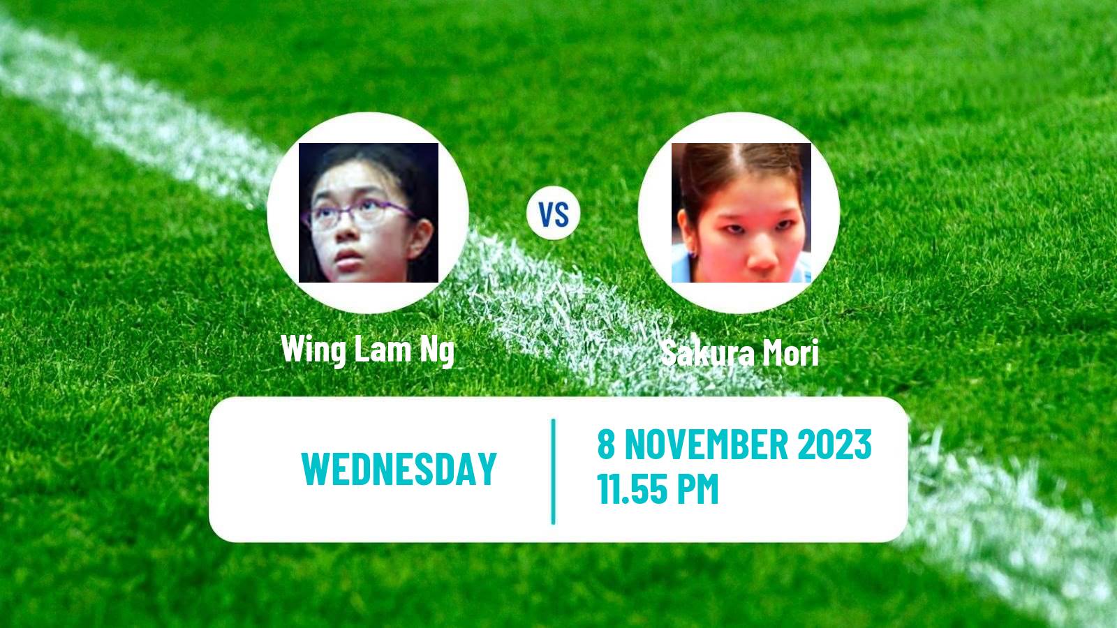 Table tennis Wtt Contender Taiyuan Women Wing Lam Ng - Sakura Mori