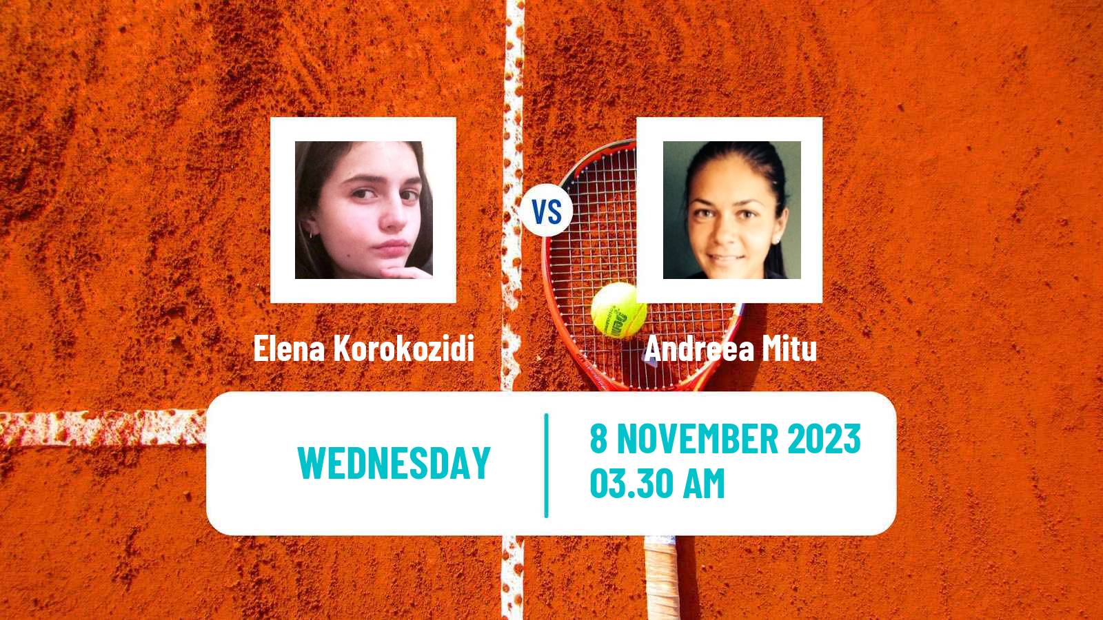 Tennis ITF W40 Heraklion 2 Women Elena Korokozidi - Andreea Mitu