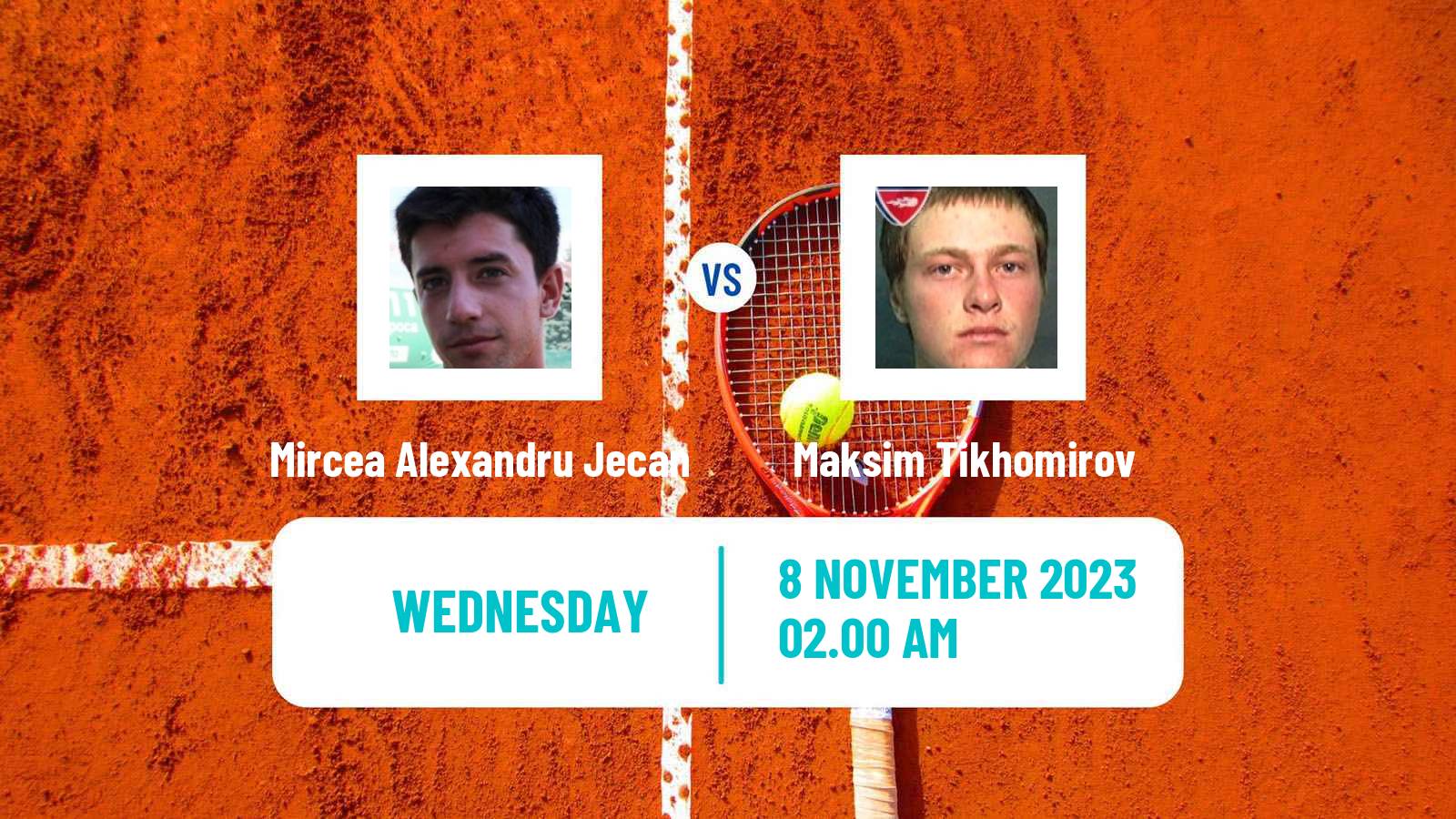 Tennis ITF M15 Antalya 17 Men Mircea Alexandru Jecan - Maksim Tikhomirov