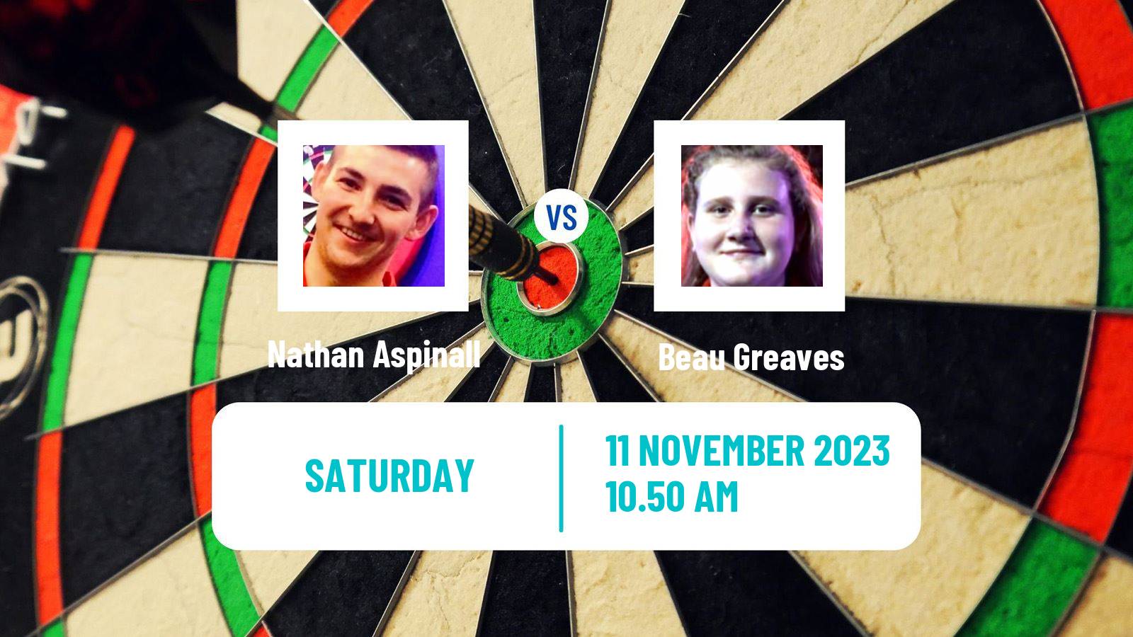 Darts Grand Slam Nathan Aspinall - Beau Greaves