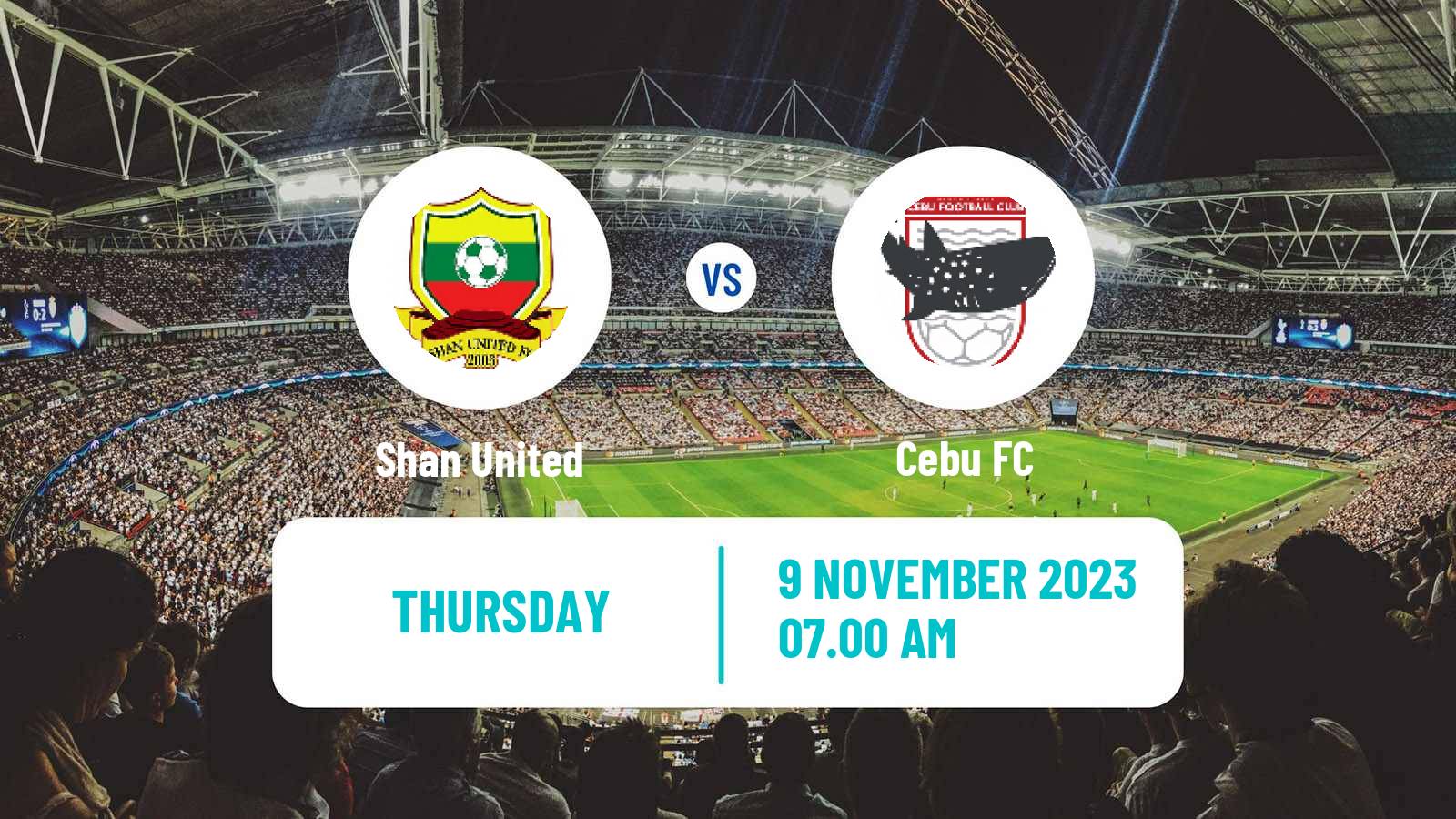 Soccer AFC Cup Shan United - Cebu FC