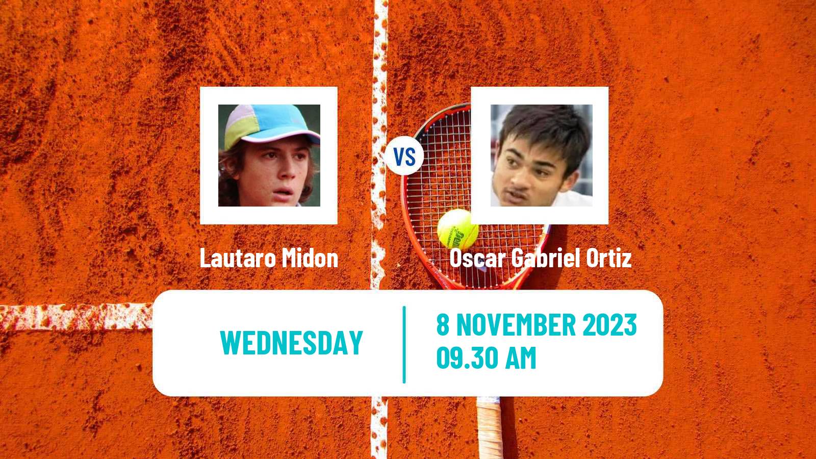 Tennis ITF M15 Rosario Men Lautaro Midon - Oscar Gabriel Ortiz