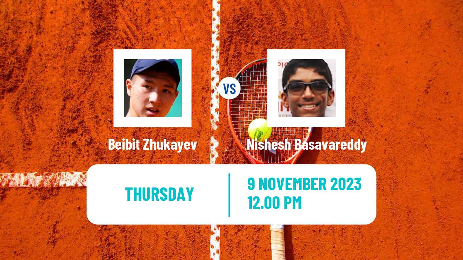 Tennis Knoxville Challenger Men Beibit Zhukayev - Nishesh Basavareddy