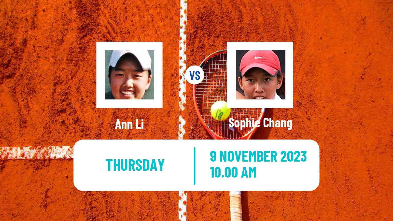 Tennis ITF W100 Charleston Sc 2 Women Ann Li - Sophie Chang