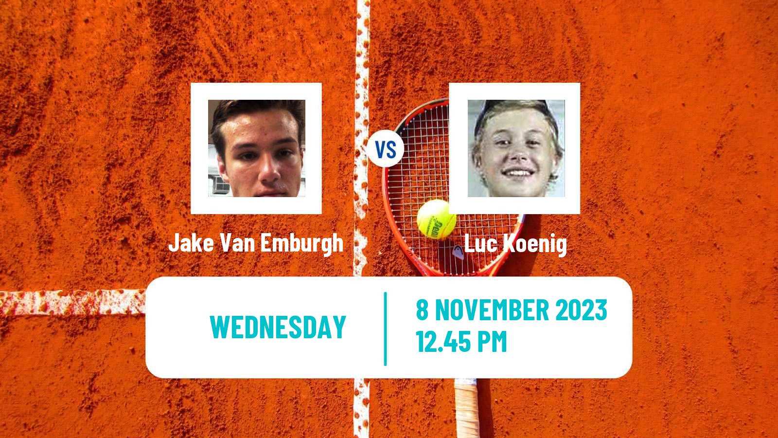 Tennis ITF M25 Austin Tx Men Jake Van Emburgh - Luc Koenig