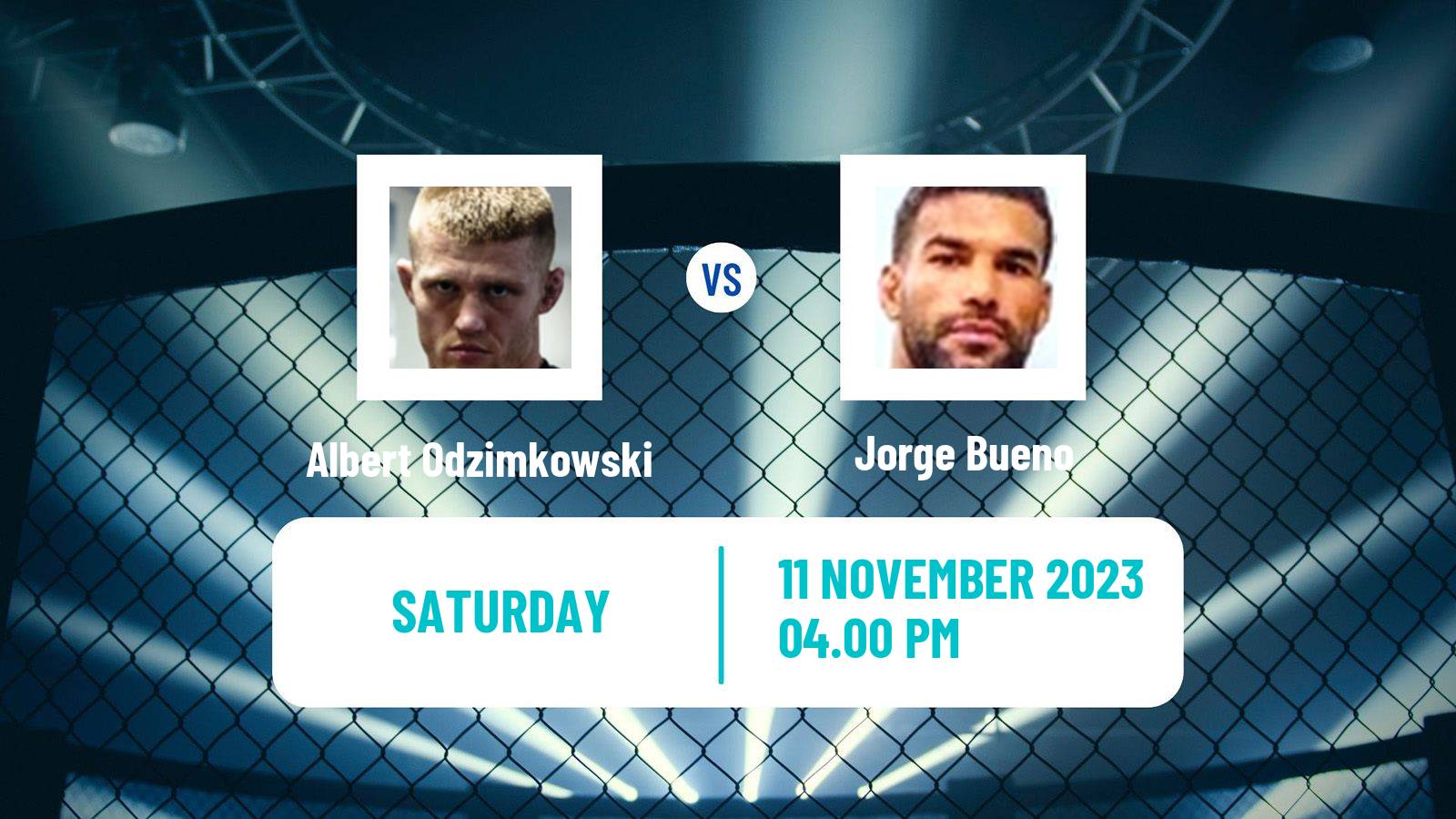 MMA Middleweight Ksw Men Albert Odzimkowski - Jorge Bueno