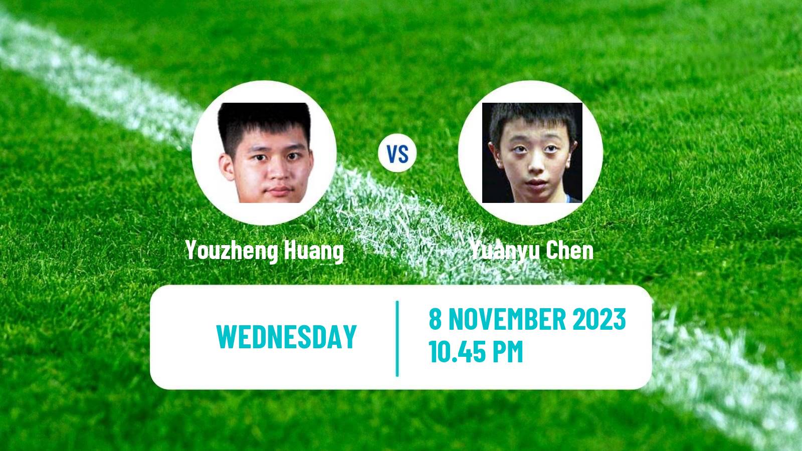 Table tennis Wtt Contender Taiyuan Men Youzheng Huang - Yuanyu Chen