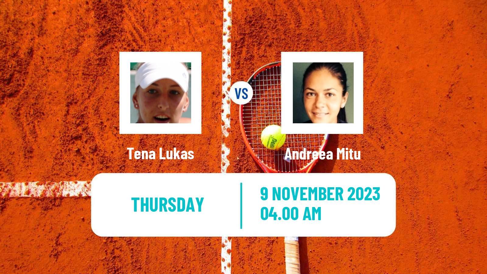 Tennis ITF W40 Heraklion 2 Women Tena Lukas - Andreea Mitu