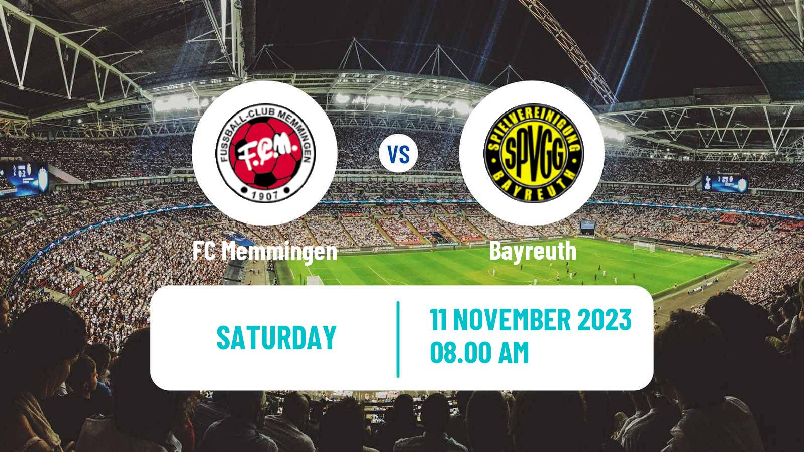 Soccer German Regionalliga Bayern Memmingen - Bayreuth