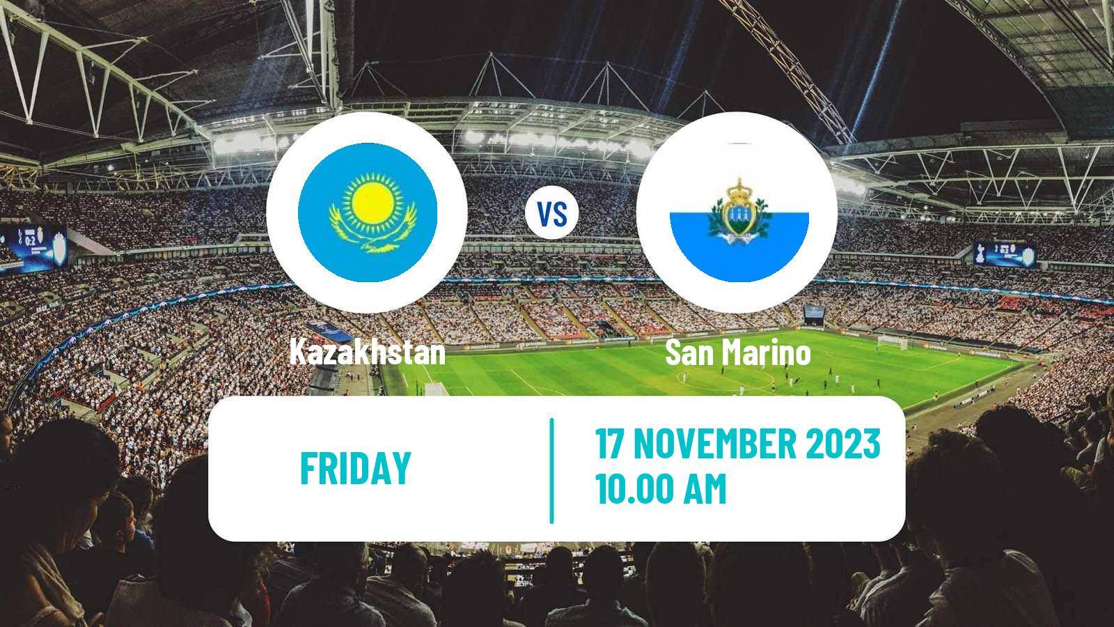 Soccer UEFA Euro Kazakhstan - San Marino