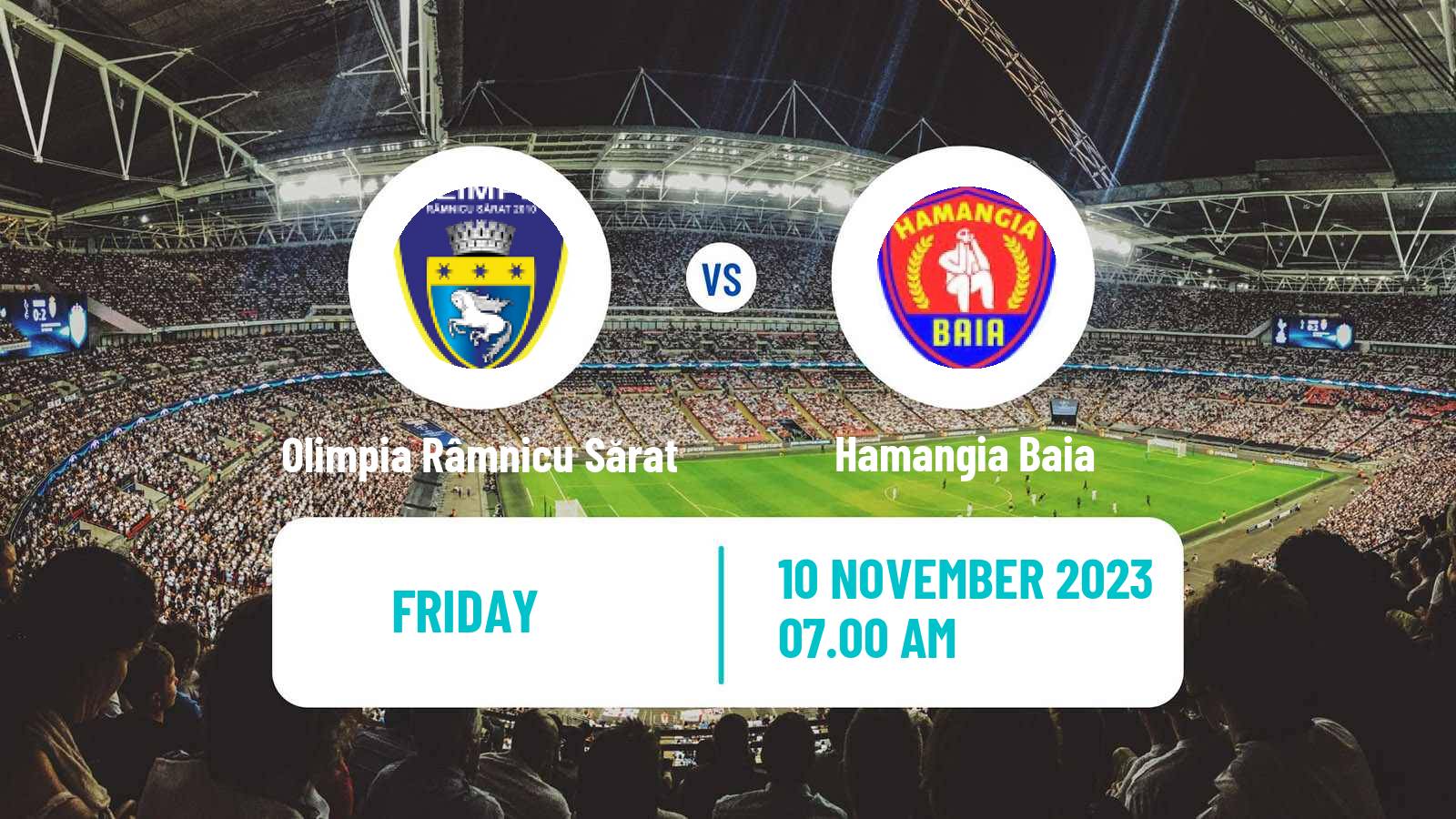 Soccer Romanian Liga 3 - Seria 2 Râmnicu Sărat - Hamangia Baia