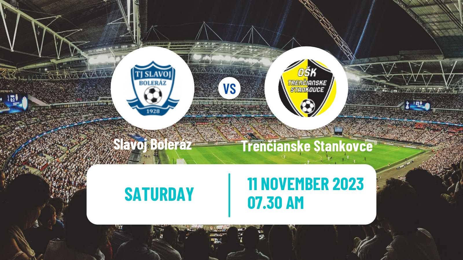 Soccer Slovak 4 Liga West Slavoj Boleráz - Trenčianske Stankovce
