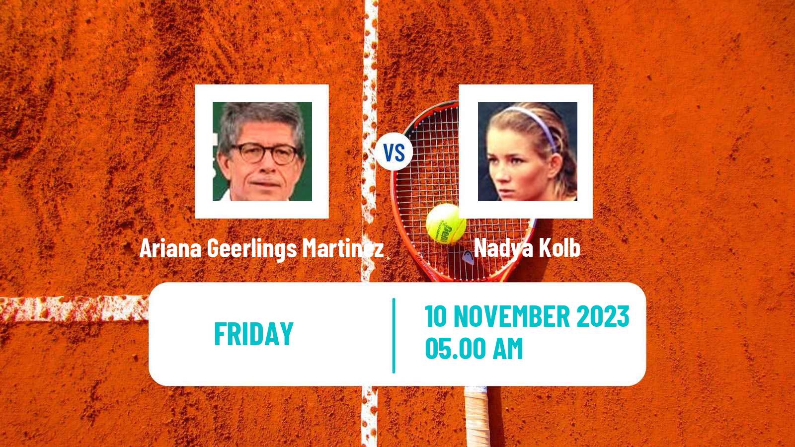 Tennis ITF W15 Castellon Women Ariana Geerlings Martinez - Nadya Kolb