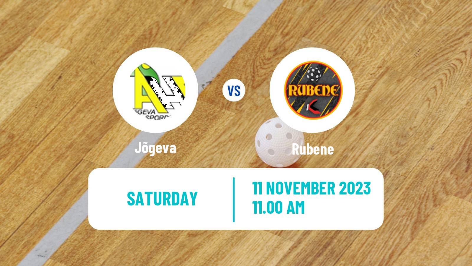 Floorball Latvian Estonian League Floorball Jõgeva - Rubene