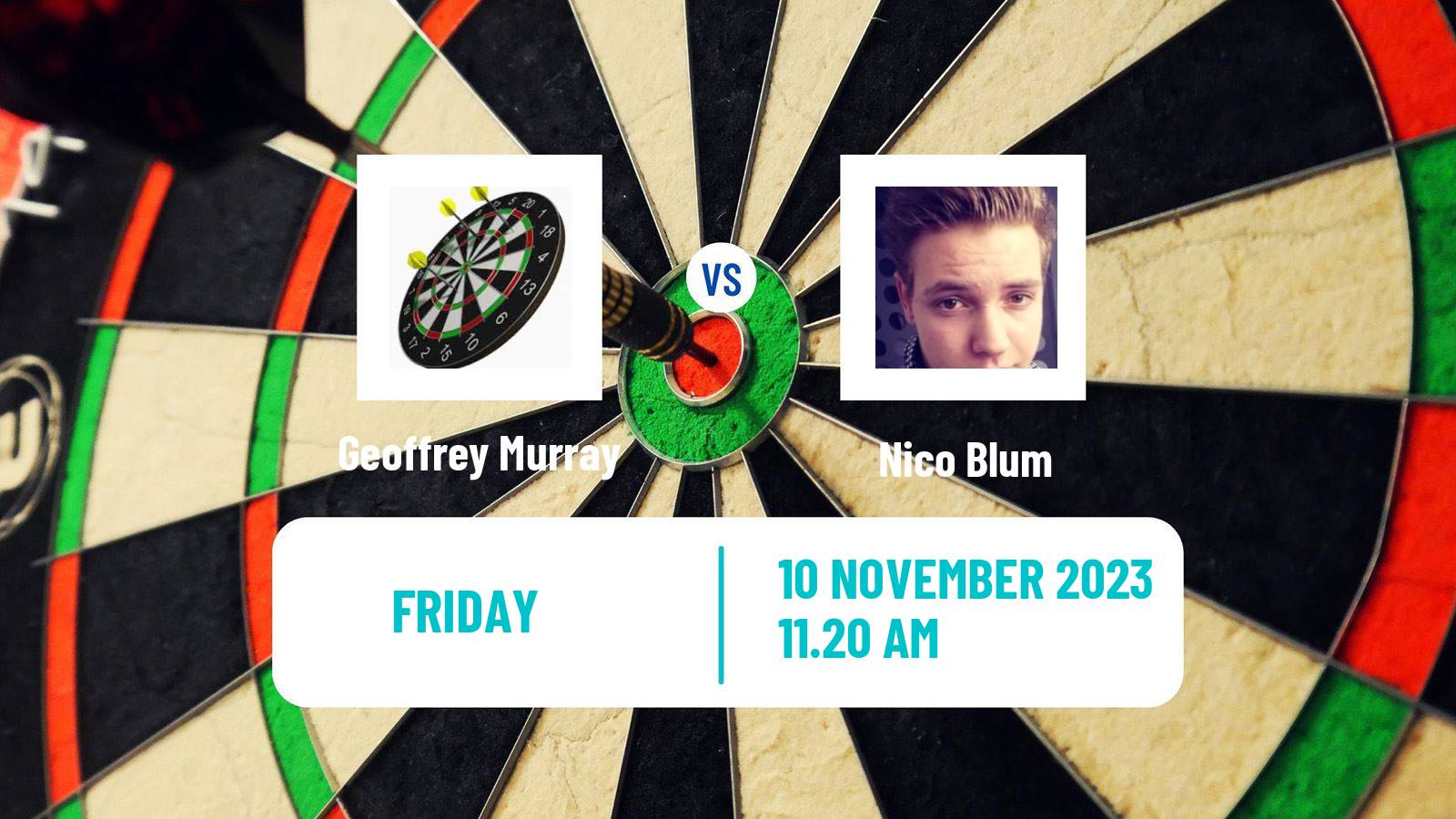 Darts Modus Super Series Geoffrey Murray - Nico Blum