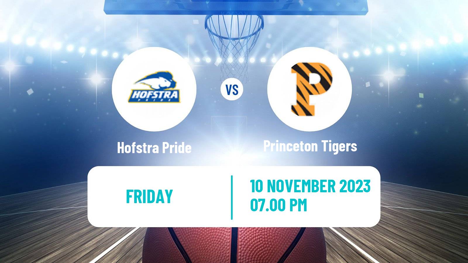 Basketball NCAA College Basketball Hofstra Pride - Princeton Tigers