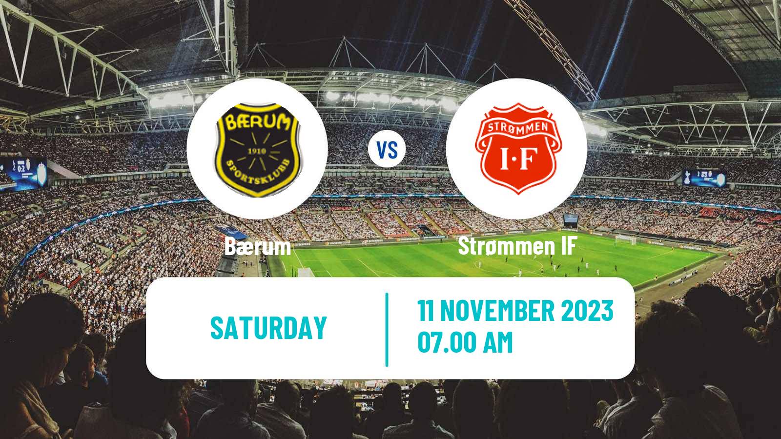 Soccer Norwegian Division 2 - Group 2 Bærum - Strømmen