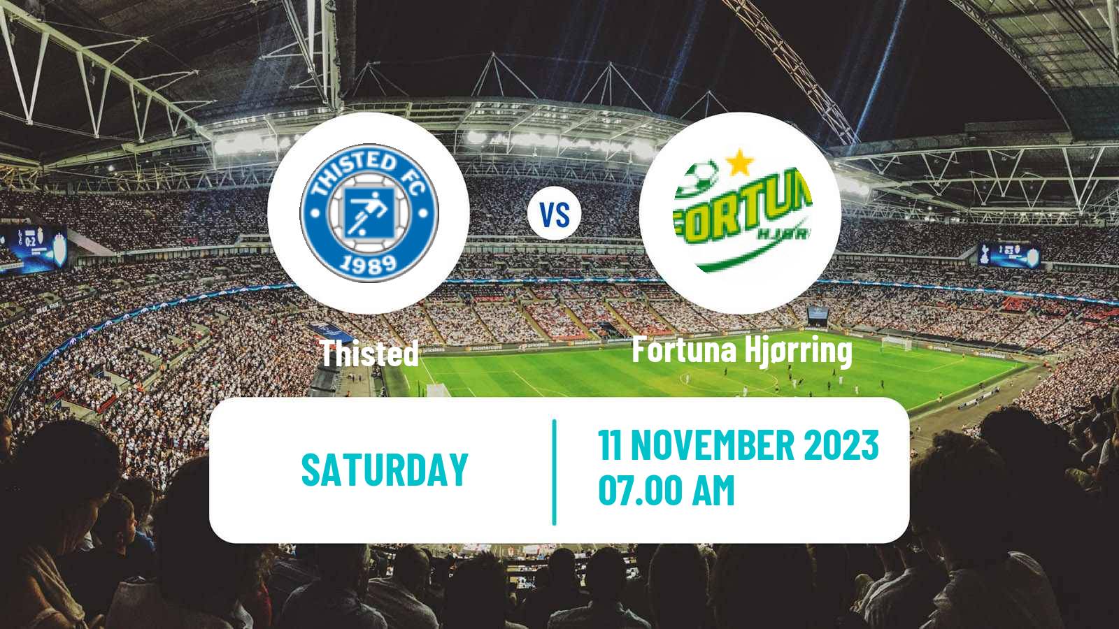Soccer Danish Elitedivisionen Women Thisted - Fortuna Hjørring