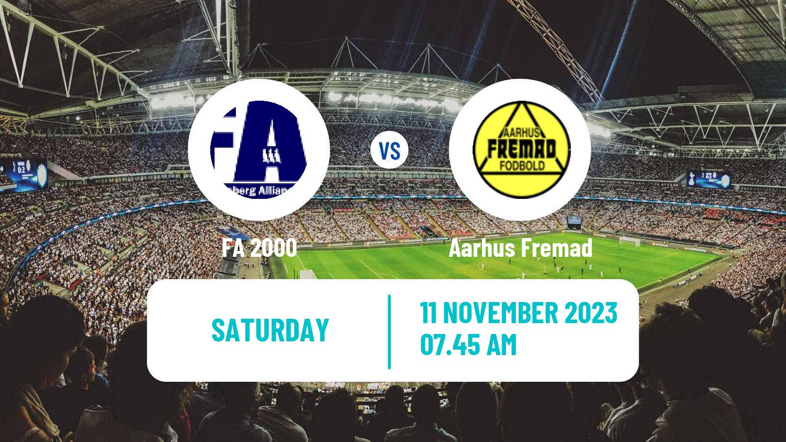 Soccer Danish 2 Division FA 2000 - Aarhus Fremad