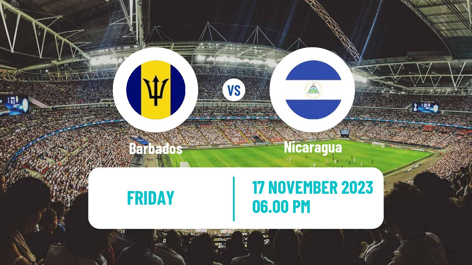 Soccer CONCACAF Nations League Barbados - Nicaragua