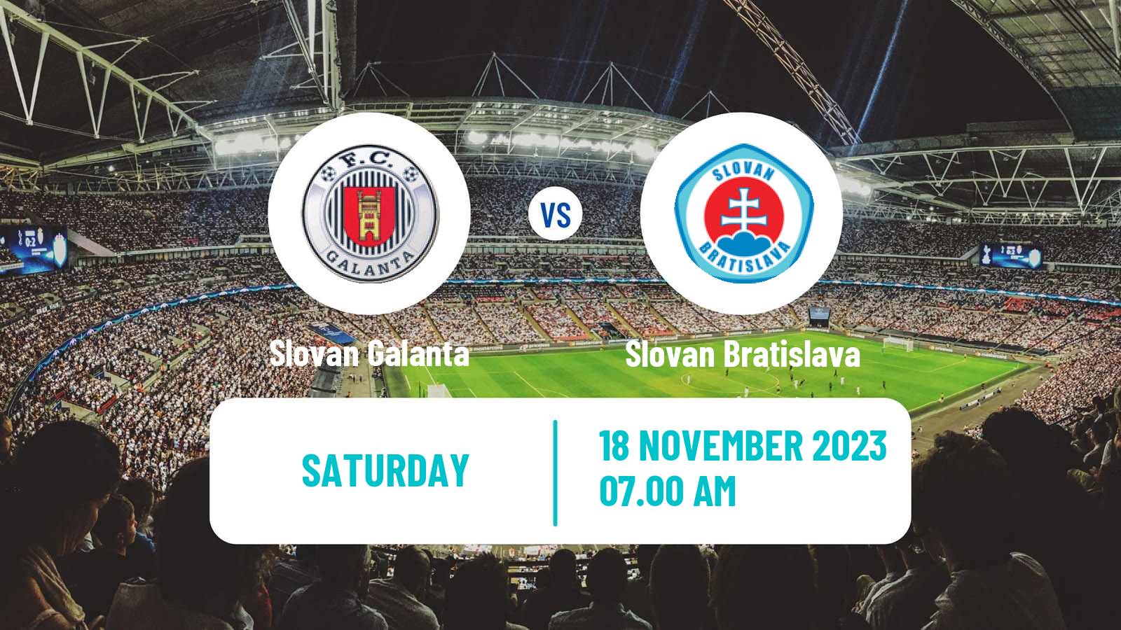 Soccer Slovak Cup Slovan Galanta - Slovan Bratislava