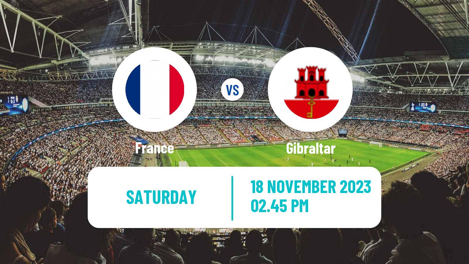 Soccer UEFA Euro France - Gibraltar