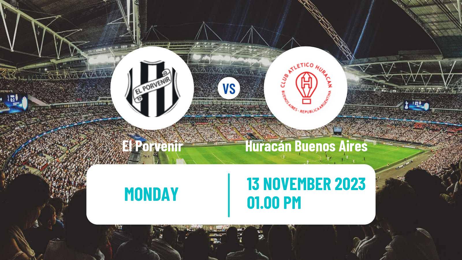 Soccer Argentinian Primera A Women El Porvenir - Huracán Buenos Aires