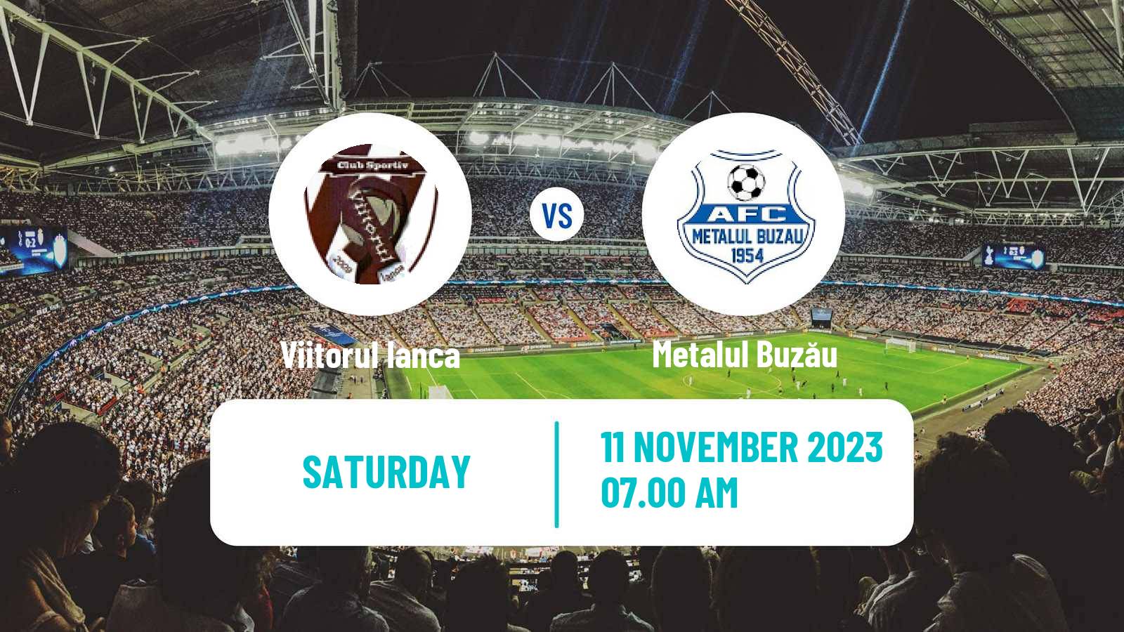 Soccer Romanian Liga 3 - Seria 2 Viitorul Ianca - Metalul Buzău
