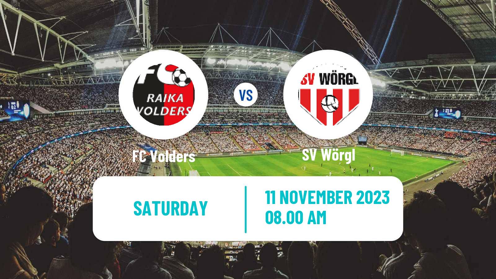 Soccer Austrian Landesliga Tirol Volders - Wörgl