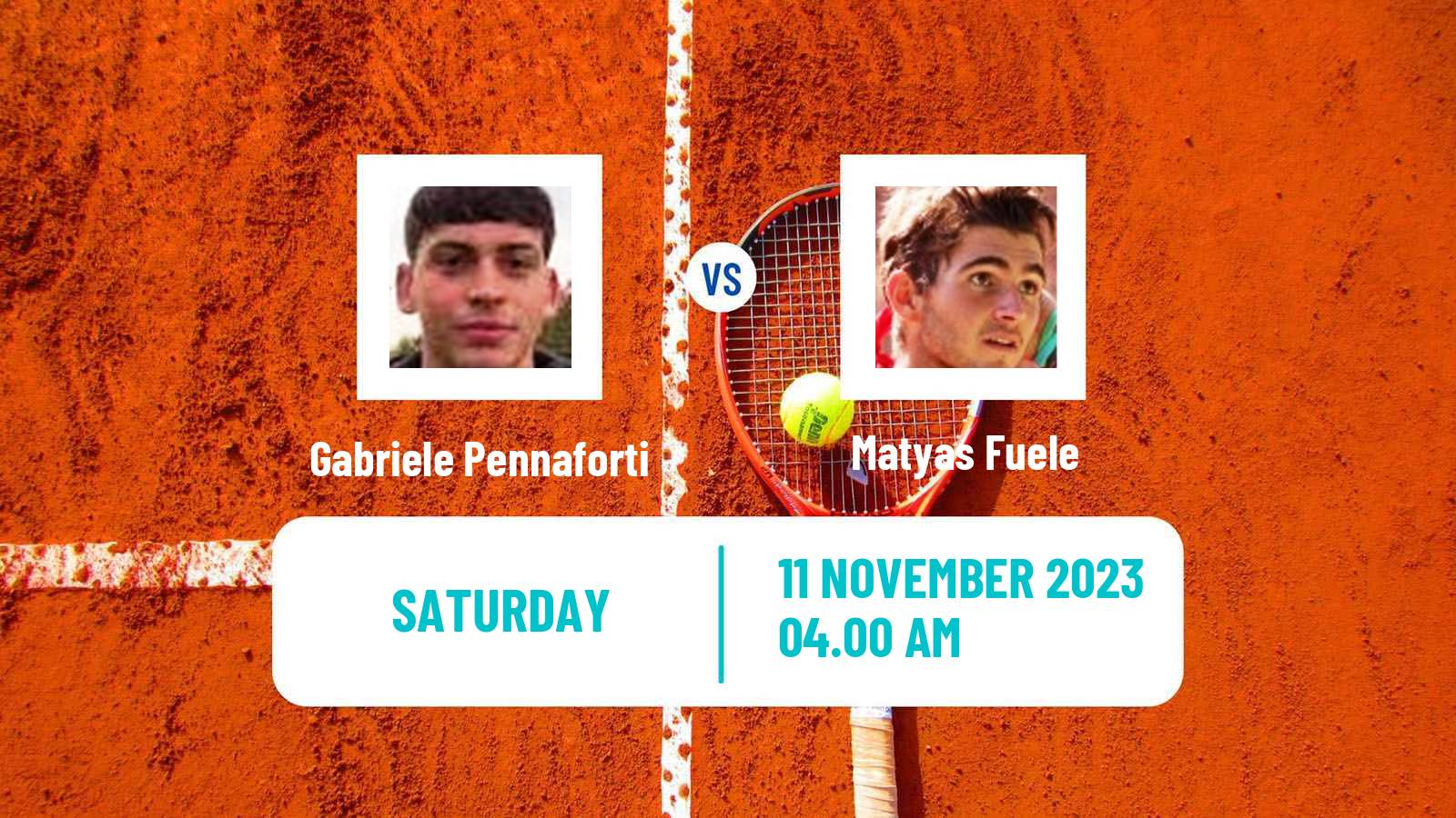 Tennis ITF M15 Antalya 17 Men Gabriele Pennaforti - Matyas Fuele