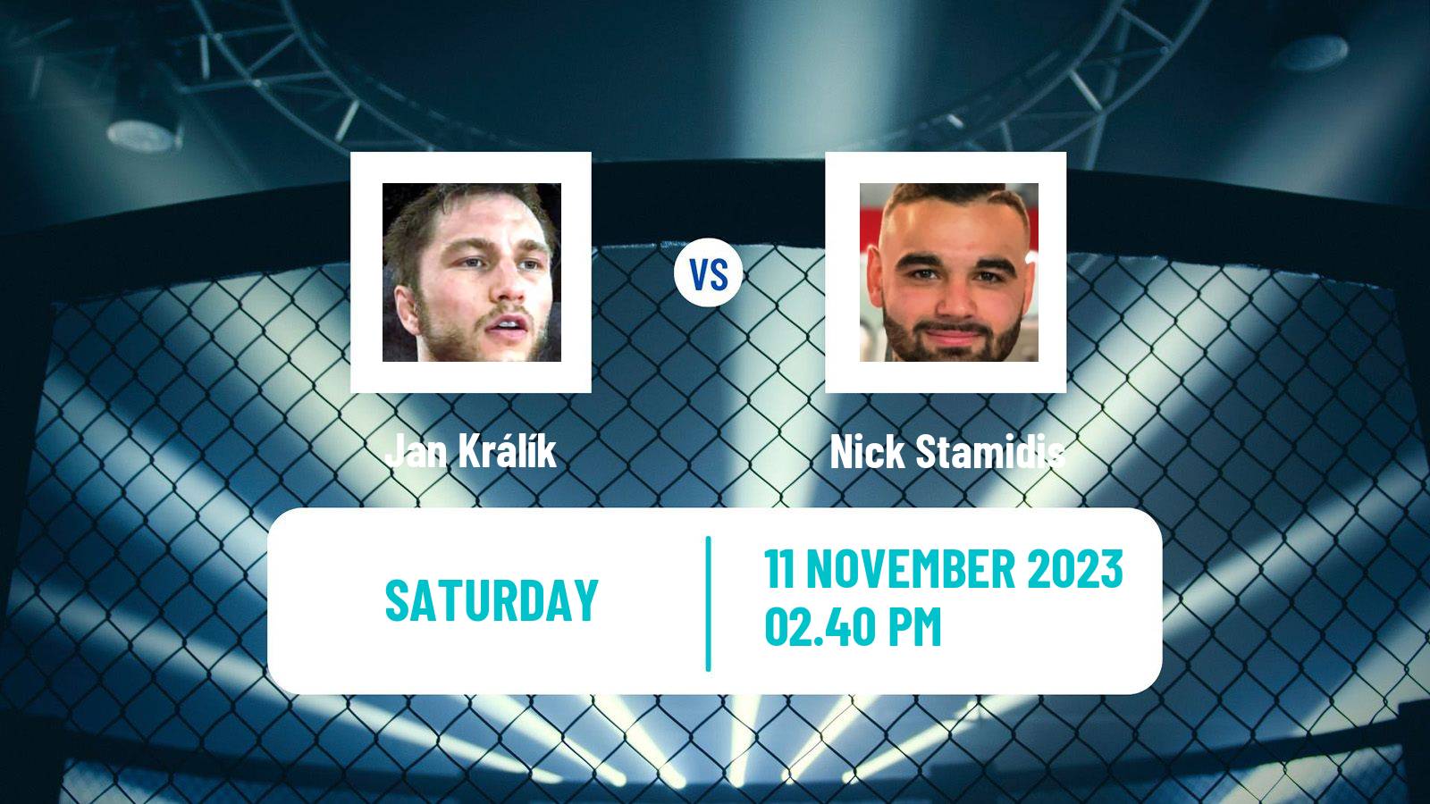 MMA Catchweight Rfa Men Jan Králík - Nick Stamidis